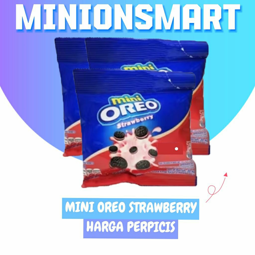 

mini oreo, vanila, coklat, strawberry