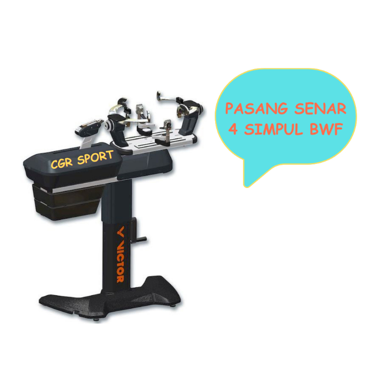 Pasang Senar Raket Badminton 4 Simpul BWF