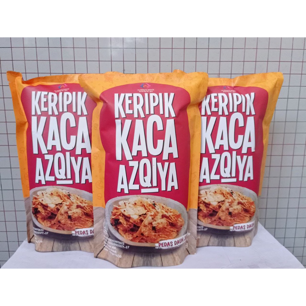 

Keripik kaca azqiya pedas