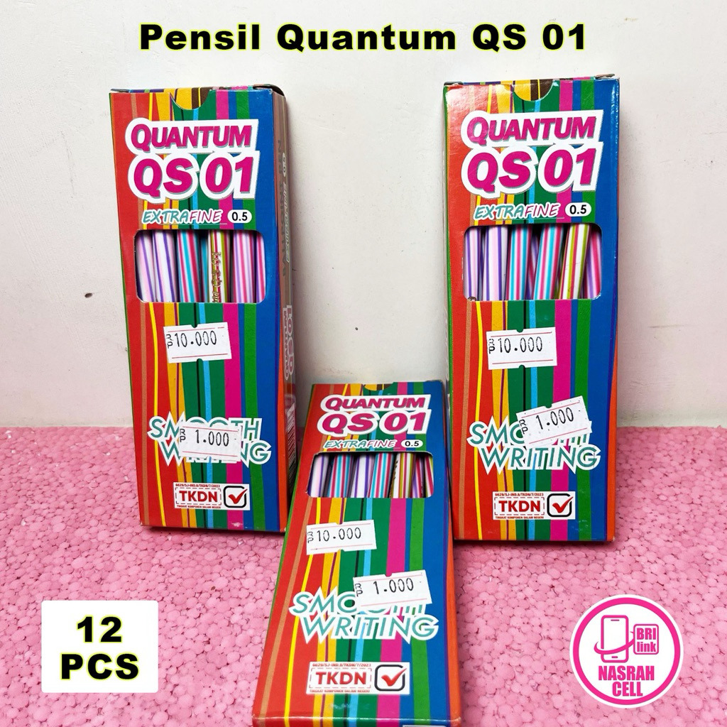 

[BOX/12PCS] STANDARD QUANTUM BALL PEN QS-01 PELNA 01 - 01i
