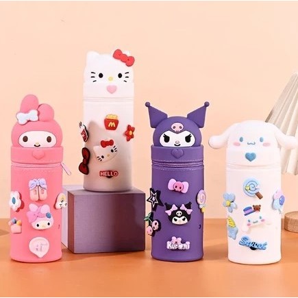 

Kotak Pensil Silikon Teleskopik Wanita Dan Anak Karakter Cute hadiah