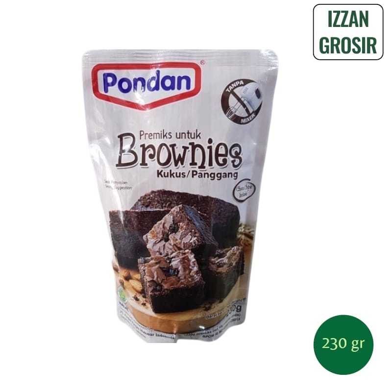 

Pondan Brownies Kukus Panggang 230 gr - Coklat Lezat Homemade