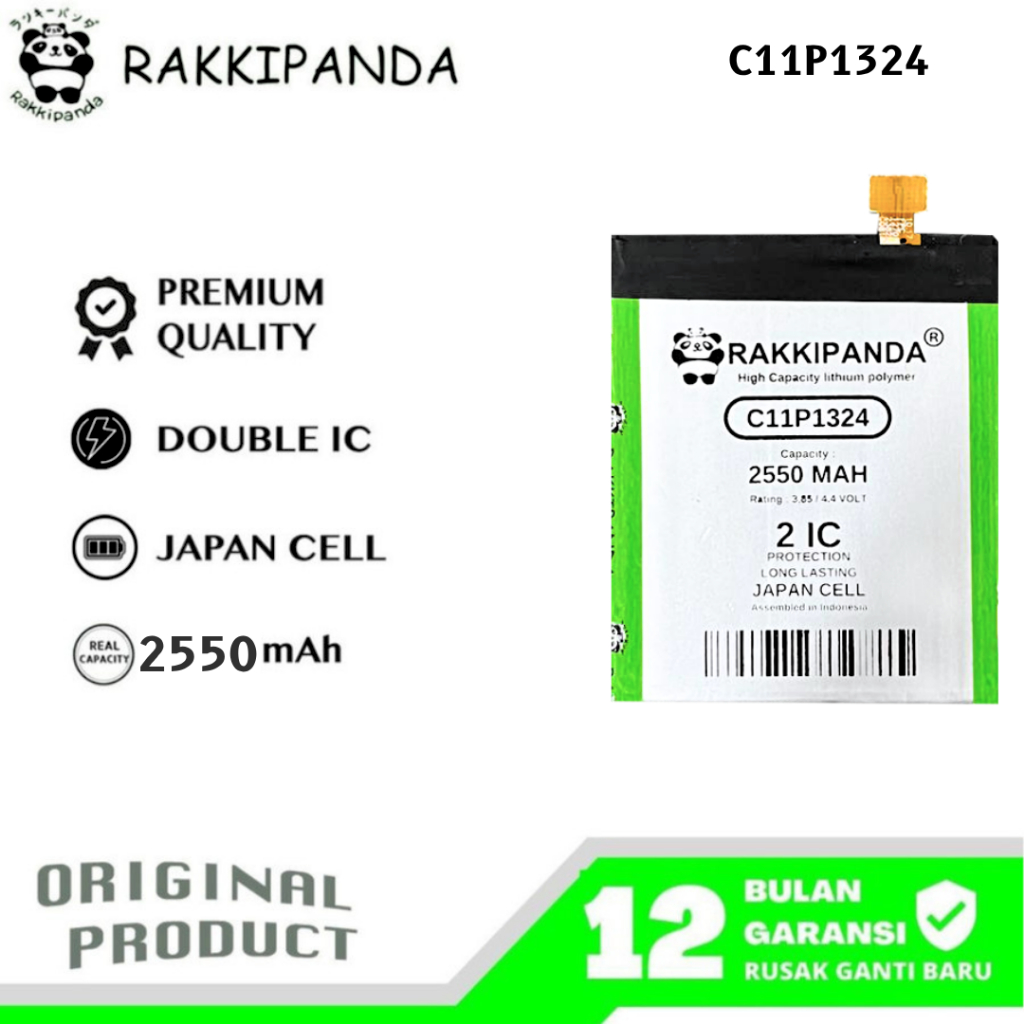 RakkiPanda - C11P1324 Zenfone 5 A500CG Batre Batrai Baterai