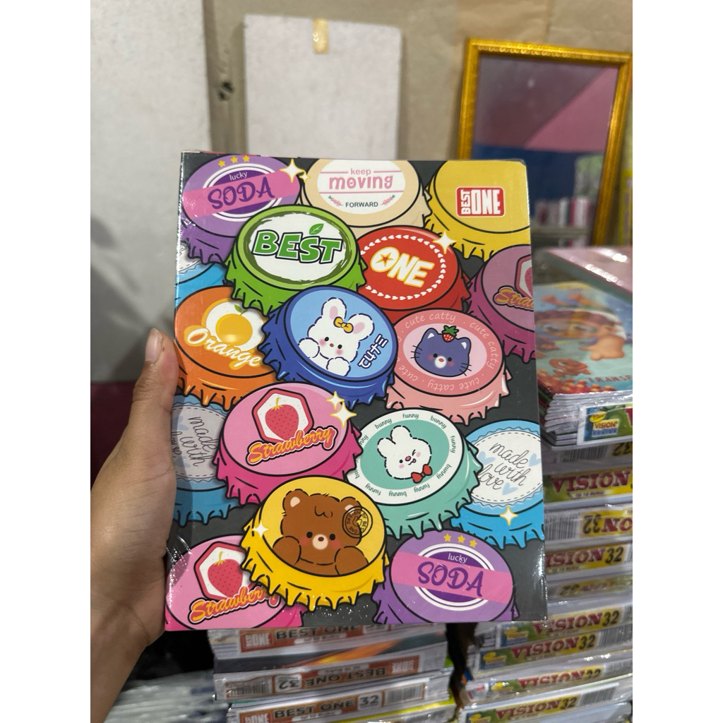 

BUKU TULIS BEST ONE 32 Lembar Gambar Kartun Perempuan (10 pcs)