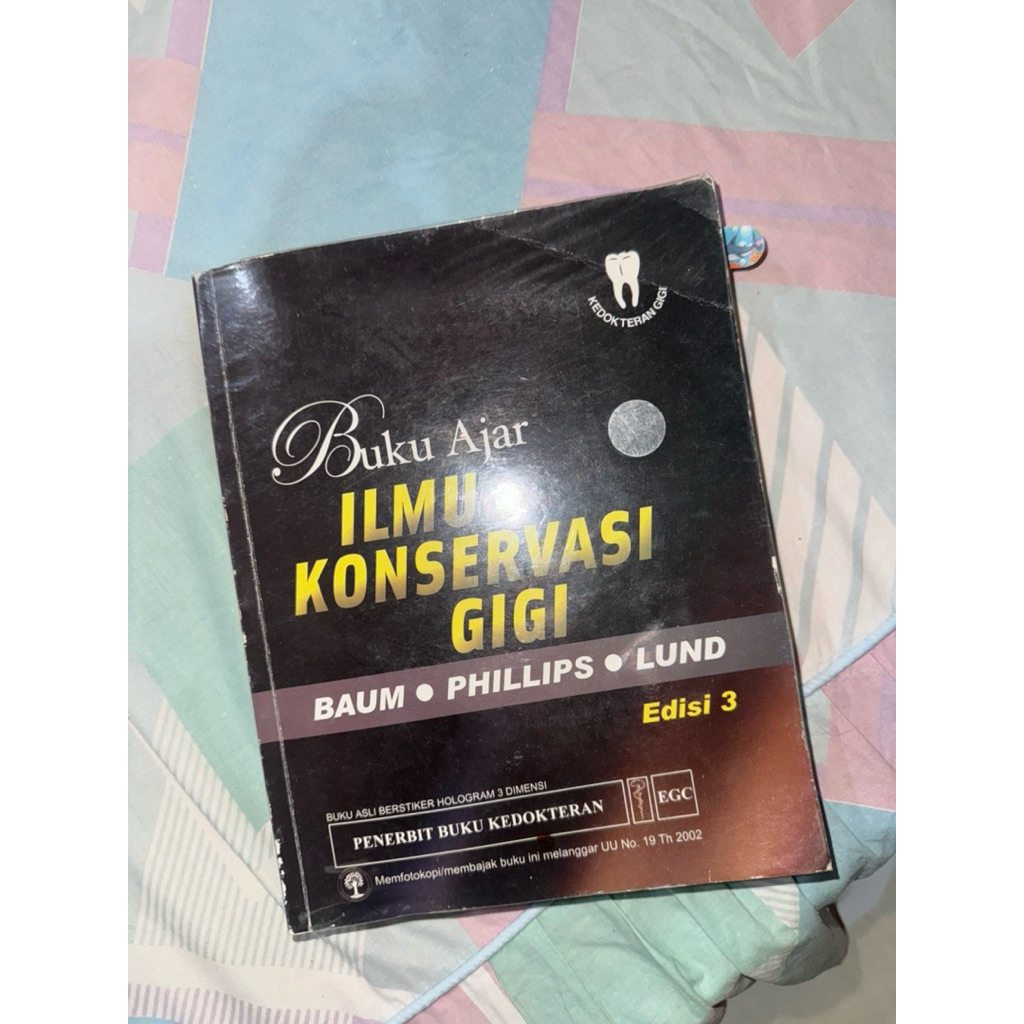 Buku ilmu konservasi gigi baum philip ori tokobuku edisi 3