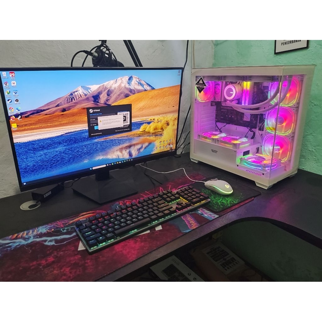 Pc Rakitan MSI B760M | Intel Core i5-12600K | fulset + Monitor 27" koorui