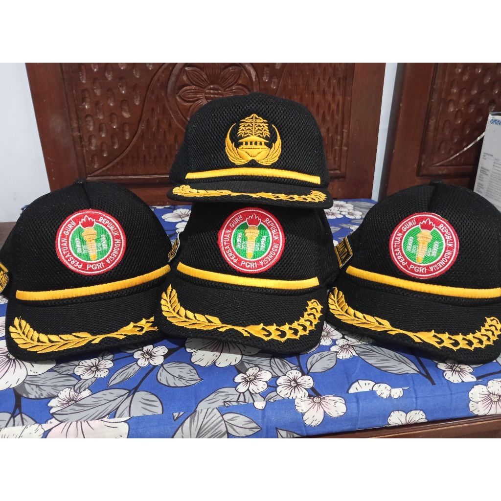 TOPI DOUBLE MESS | TOPI BORDIR CUSTOM | TOPI TEBAL JARING