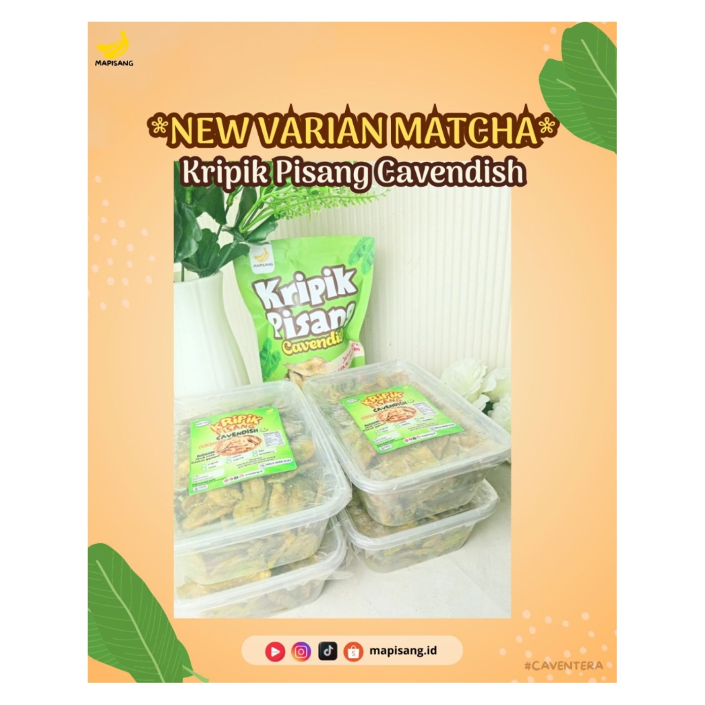 

Kripik Pisang Cavendish Varian Matcha