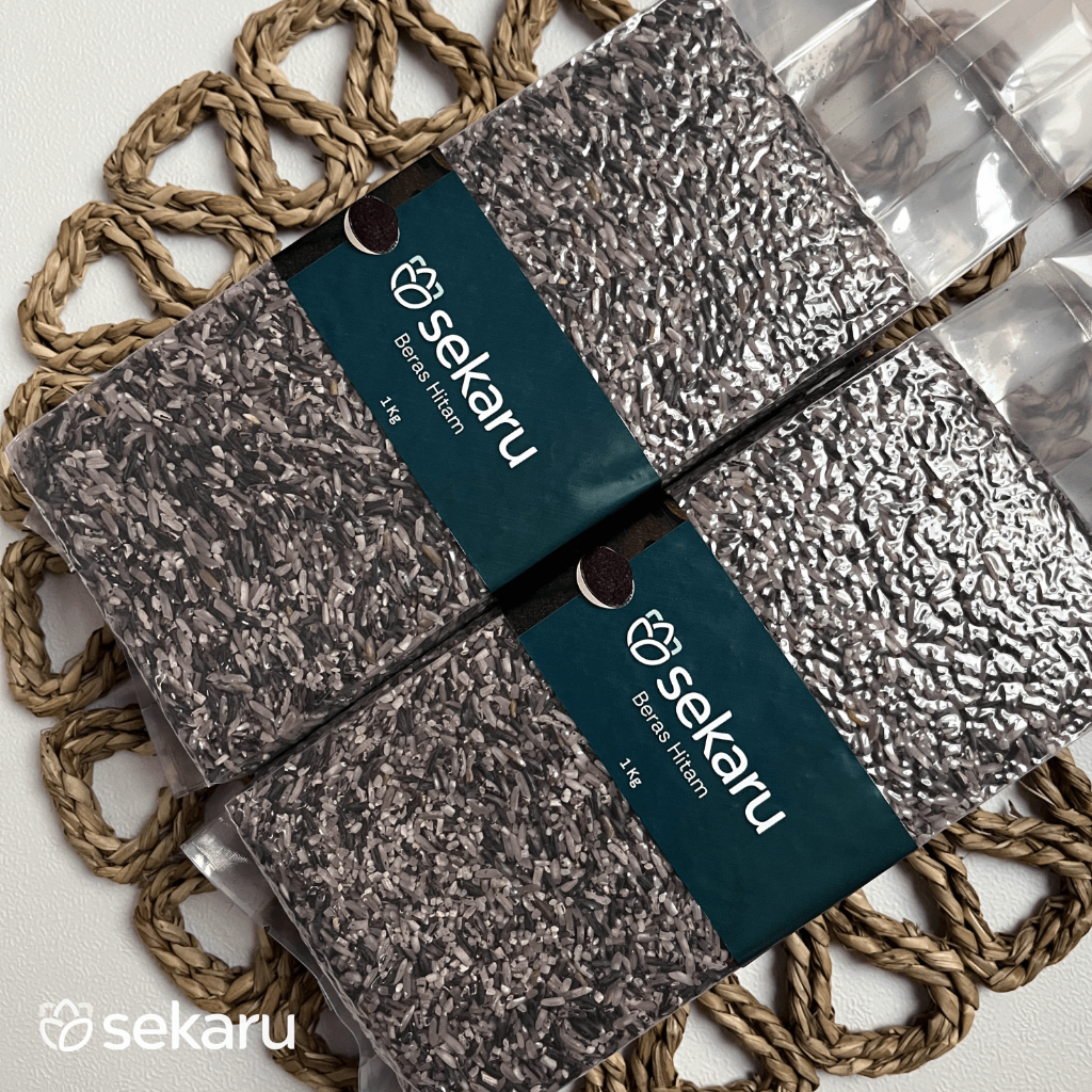 2 pack | Beras Hitam Pulen 1kg