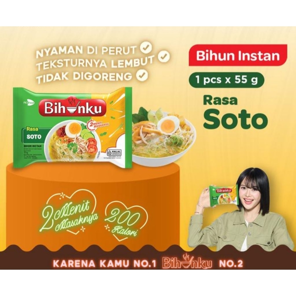 

Bihunku Rasa Soto 55 gram