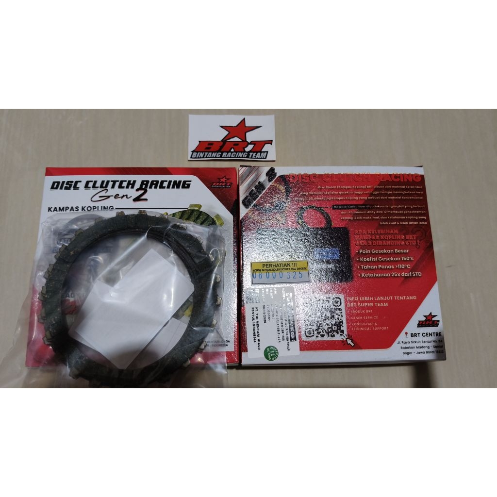 Kampas Kopling Gen 2 BRT Sonic 150 - Supra GTR - All New CBR 150 K46 - K45G - K45N - K45R - All New 