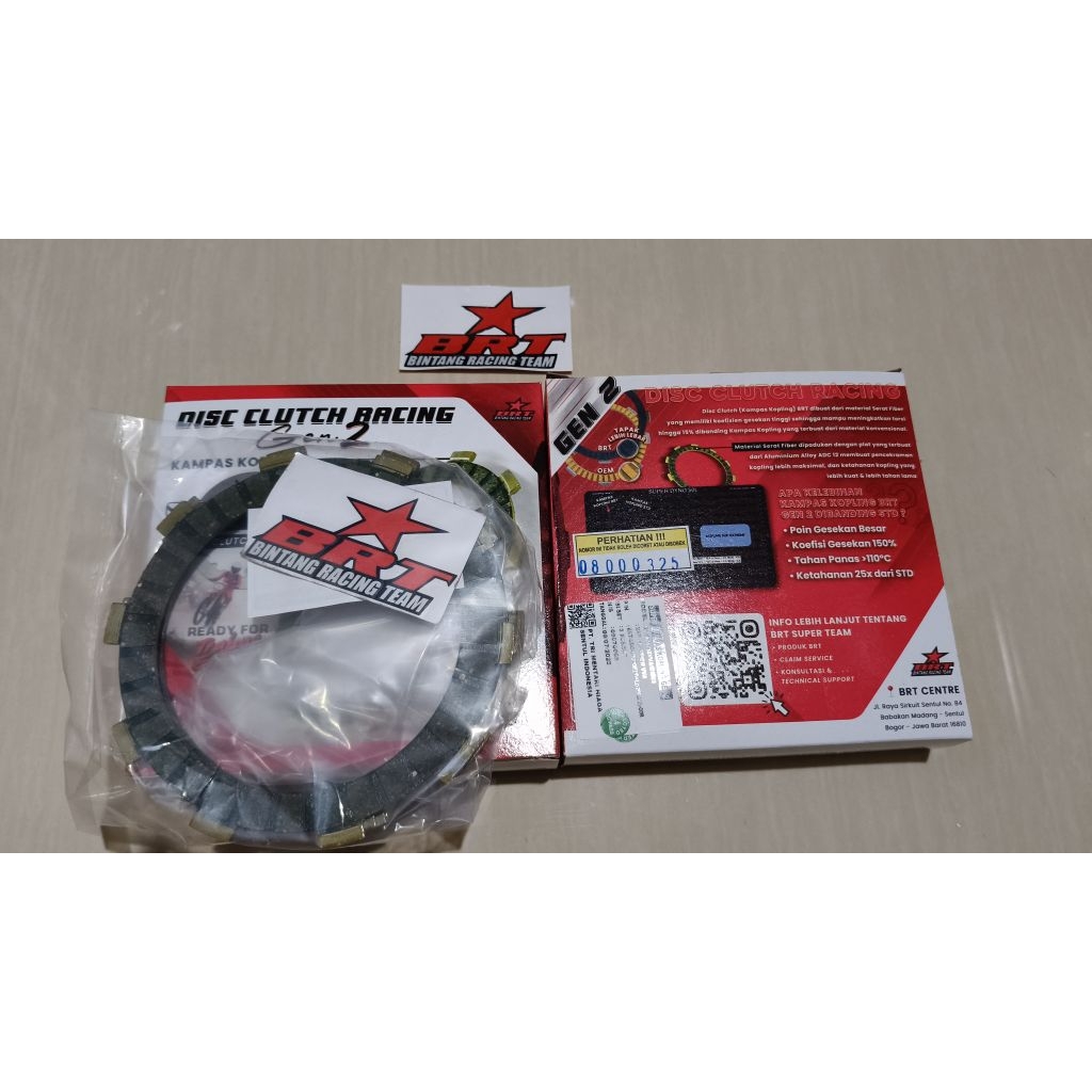 Kampas Kopling Gen 2 BRT R15 VVA V3 V4 - R15M - Vixion R VVA - XSR 155 - MT15 VVA