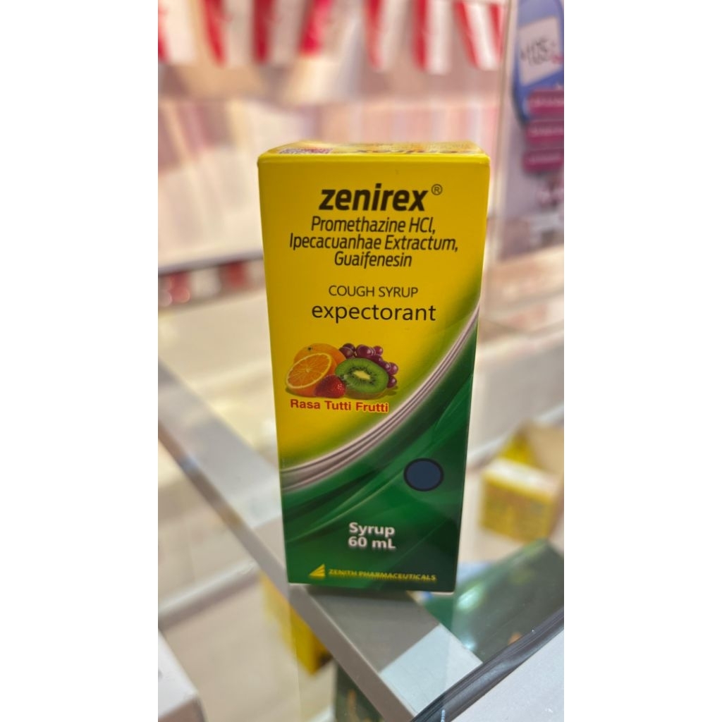 Zenirex Sirup Anak 60ml Rasa Buah Buahan Batuk Berdahak Guaifenesin