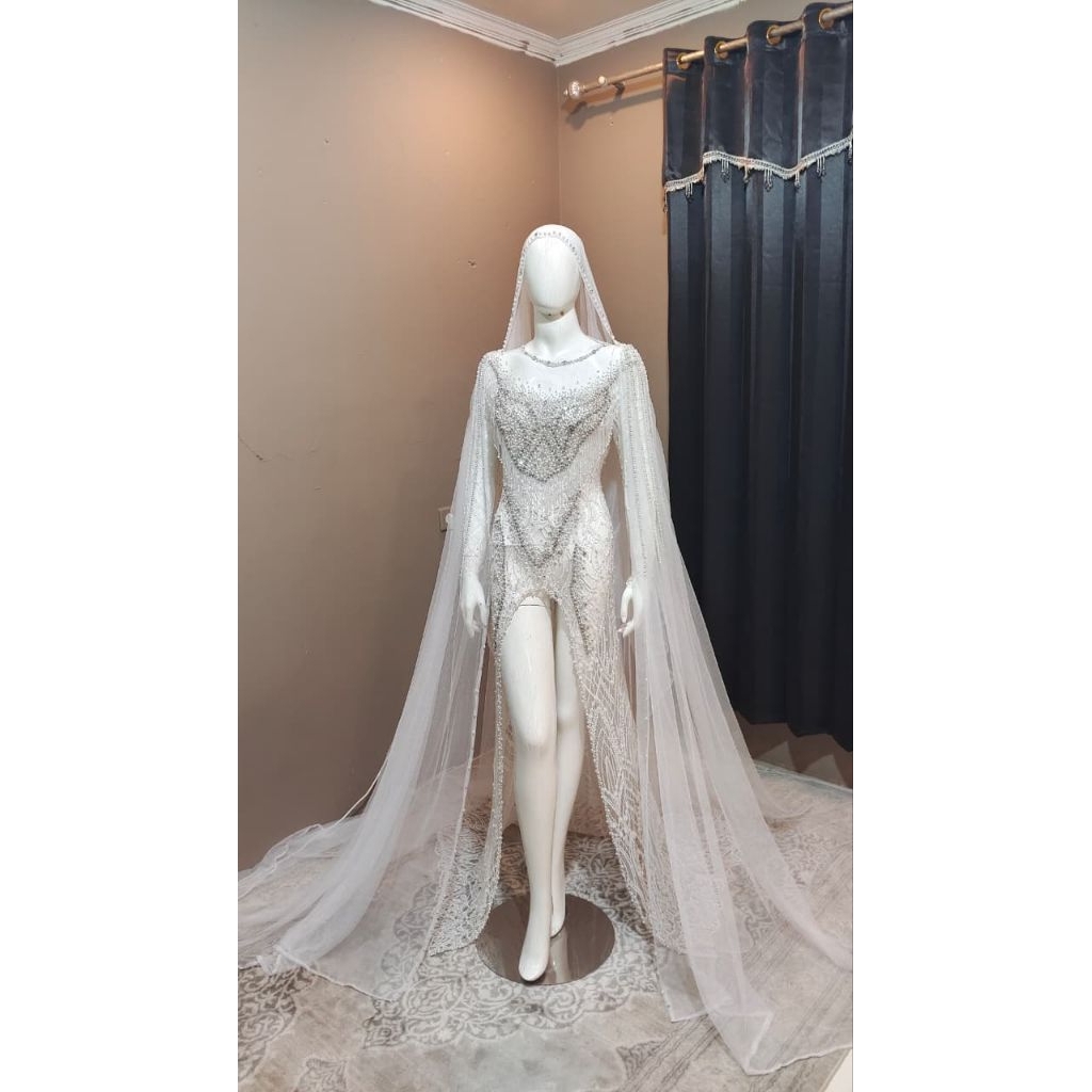 TERBRU KEBAYA AKAD MODEREN | KEBAYA AKAD NIKAH | KEBAYA AKAD PUTIH | KEBAYA AKAD SEMATA KAKI