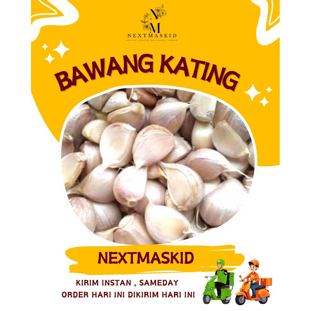 Bawang putih kating / bawang kating / bawang kating bersih / bawang putih - nextmaskid