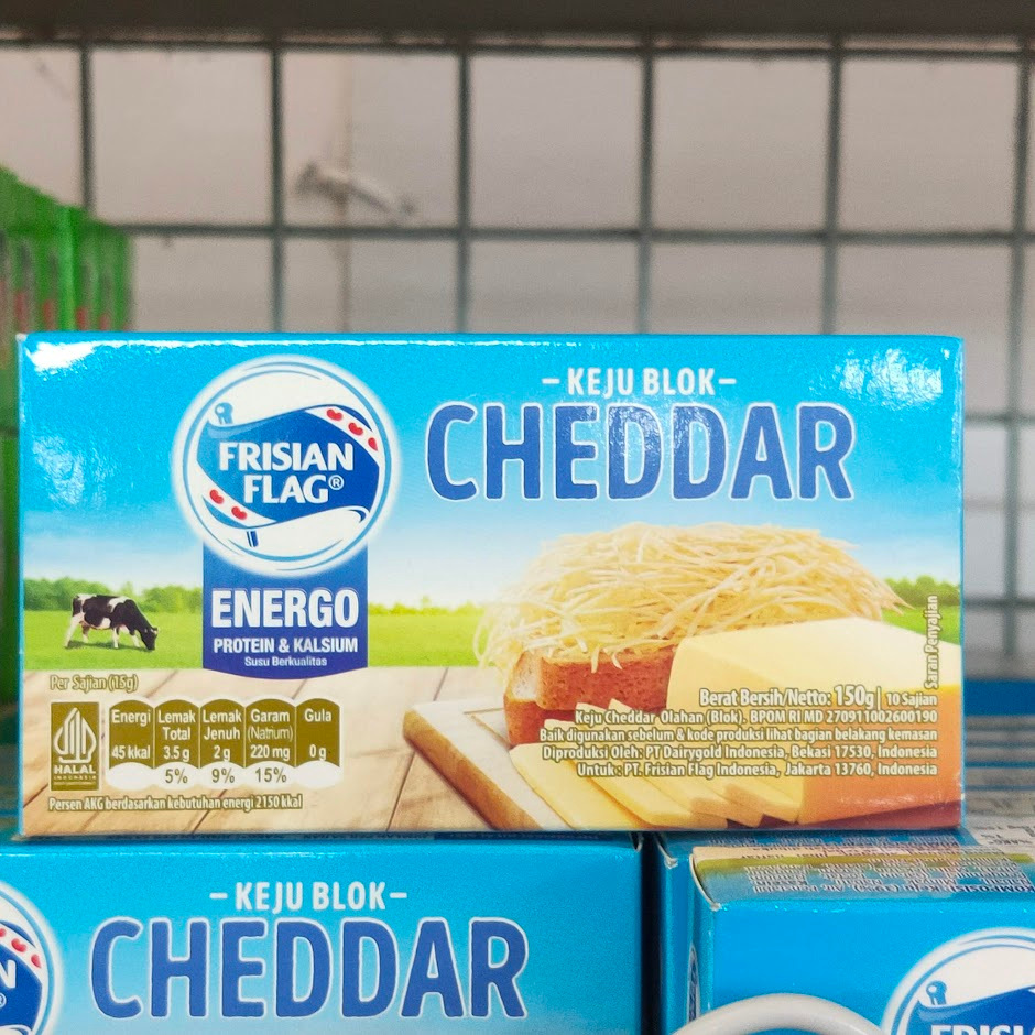 

Keju Blok Cheddar FRISIAN FLAG 150gr