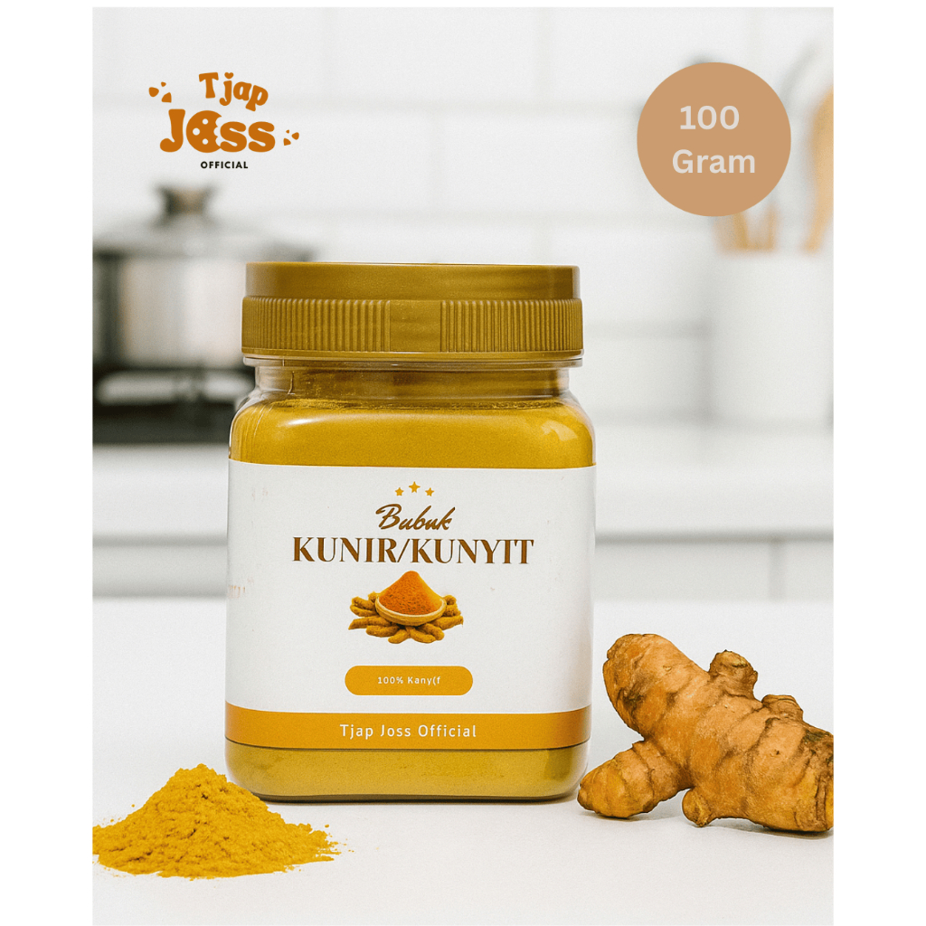 

Kunyit / Kunir Bubuk Bumbu Masak Dan Herbal Merk Tjap Joss