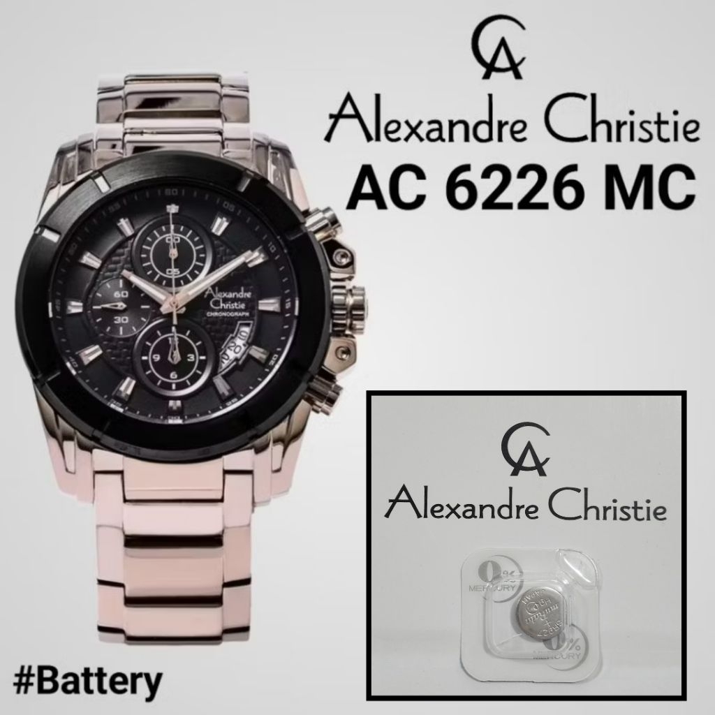 Baterai jam tangan alexandre christie AC 6226 MC & AC 6226 BF
