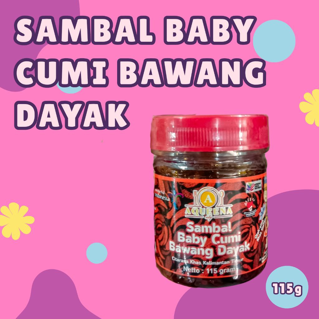 

Sambal Baby Cumi Bawang Dayak 115g – Citarasa Khas Kalimantan Timur ‼️