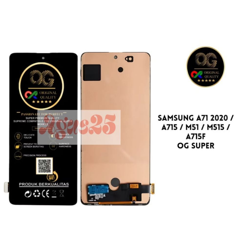 LCD SAMSUNG A71 2020/A715/M51/M515/A715F LCD TOUCHSCREEN ORIGINAL