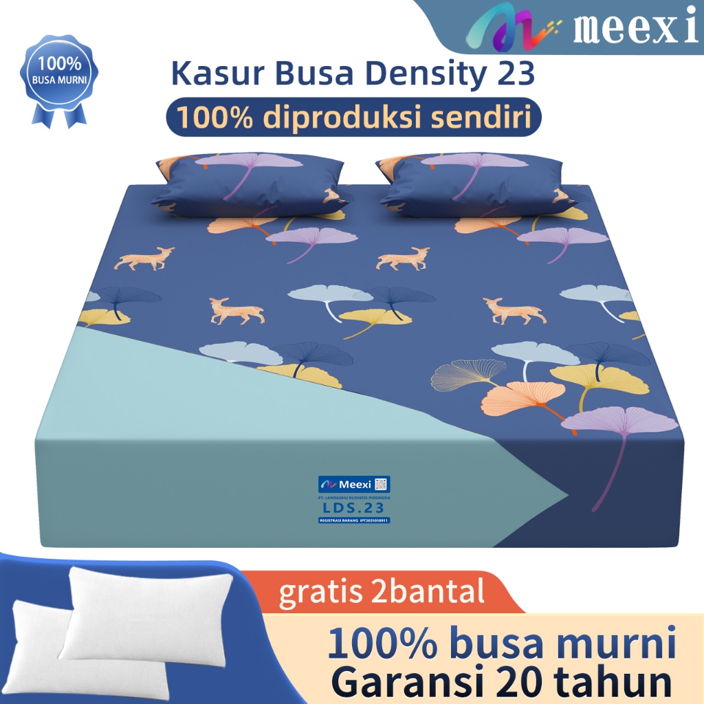 MeeXi Kasur Busa Density 23 Garansi 20 Tahun  kasur lantai 80cm 90cm 120cm 145cm 160cm 180cm 200cm