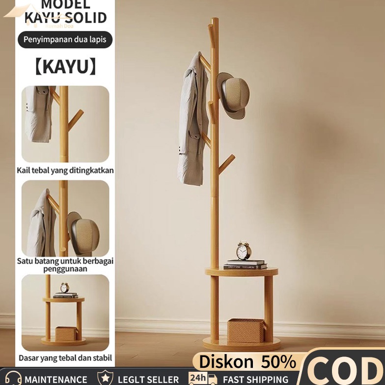 Tren COD Stand Hanger Rak Gantungan Baju Gantungan Tas Gantungan Topi Gantungan Jilbab Serbaguna Rak