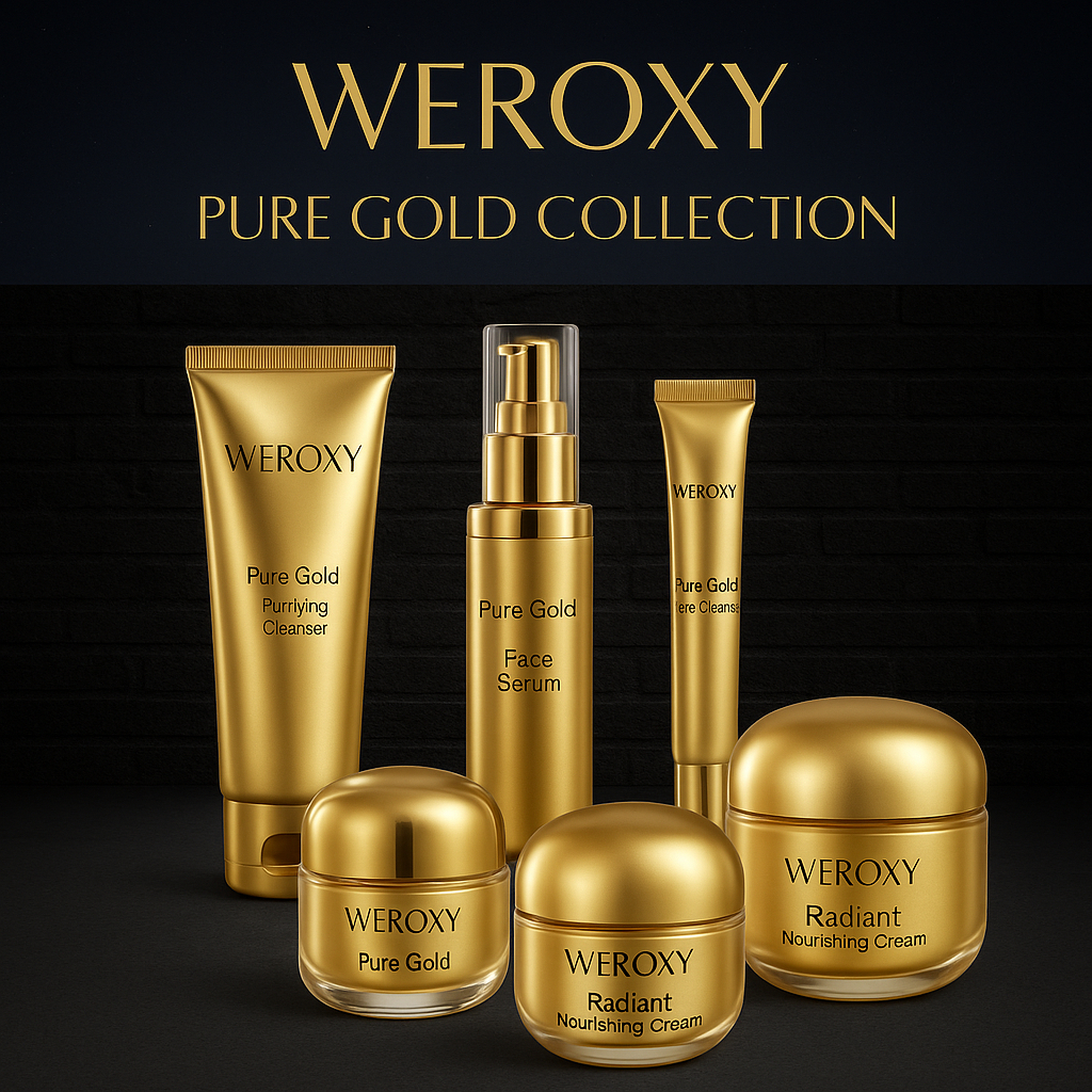 "Oxytera Pure Gold Paket Skincare Premium – Hilangkan Flek, Anti aging, Wajah Putih Glowing"