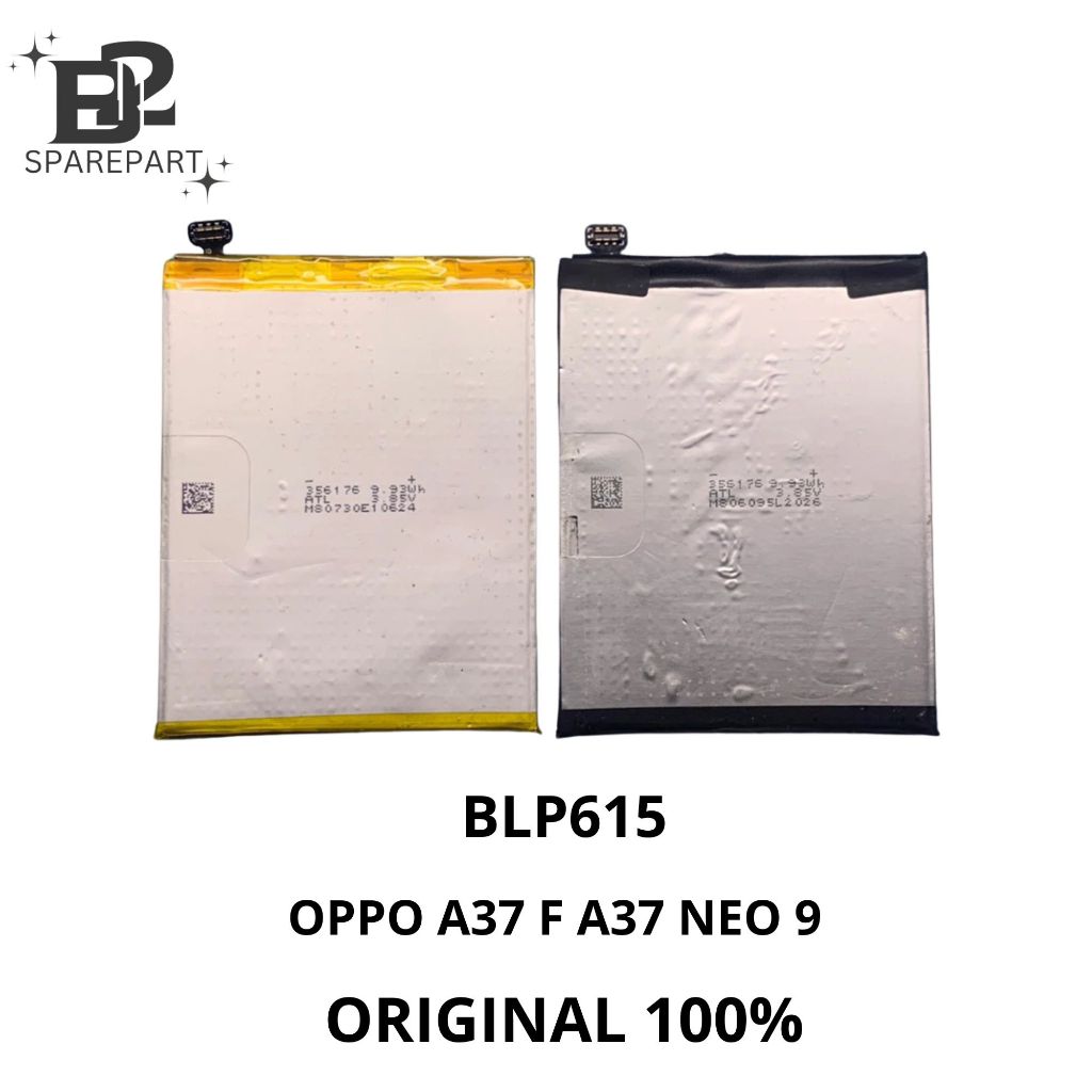 BATERAI  BATRAI OPPO A37F  BATRE BATERAY BLP615 OPPO A37 F A37 NEO 9 ORIGINAL 100% COPOTAN