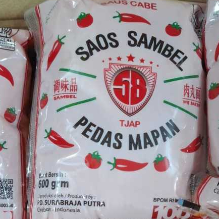 

Saus Sambal Pedas Mapan 58 Revil 600g