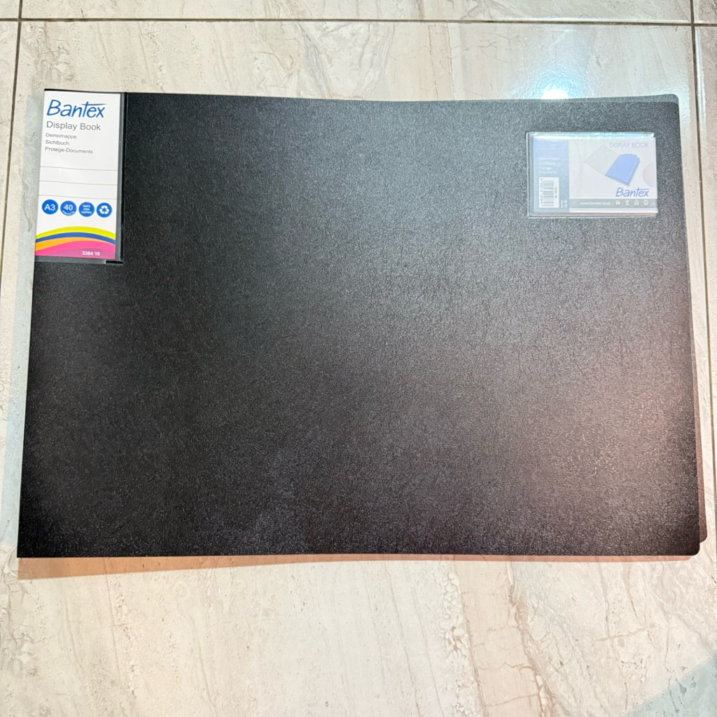 

FOLDER FILE BANTEX A3 || DISPLAY BOOK CLEAR HOLDER BANTEX A3, 40 POCKETS LANDSCAPE (NEW!)