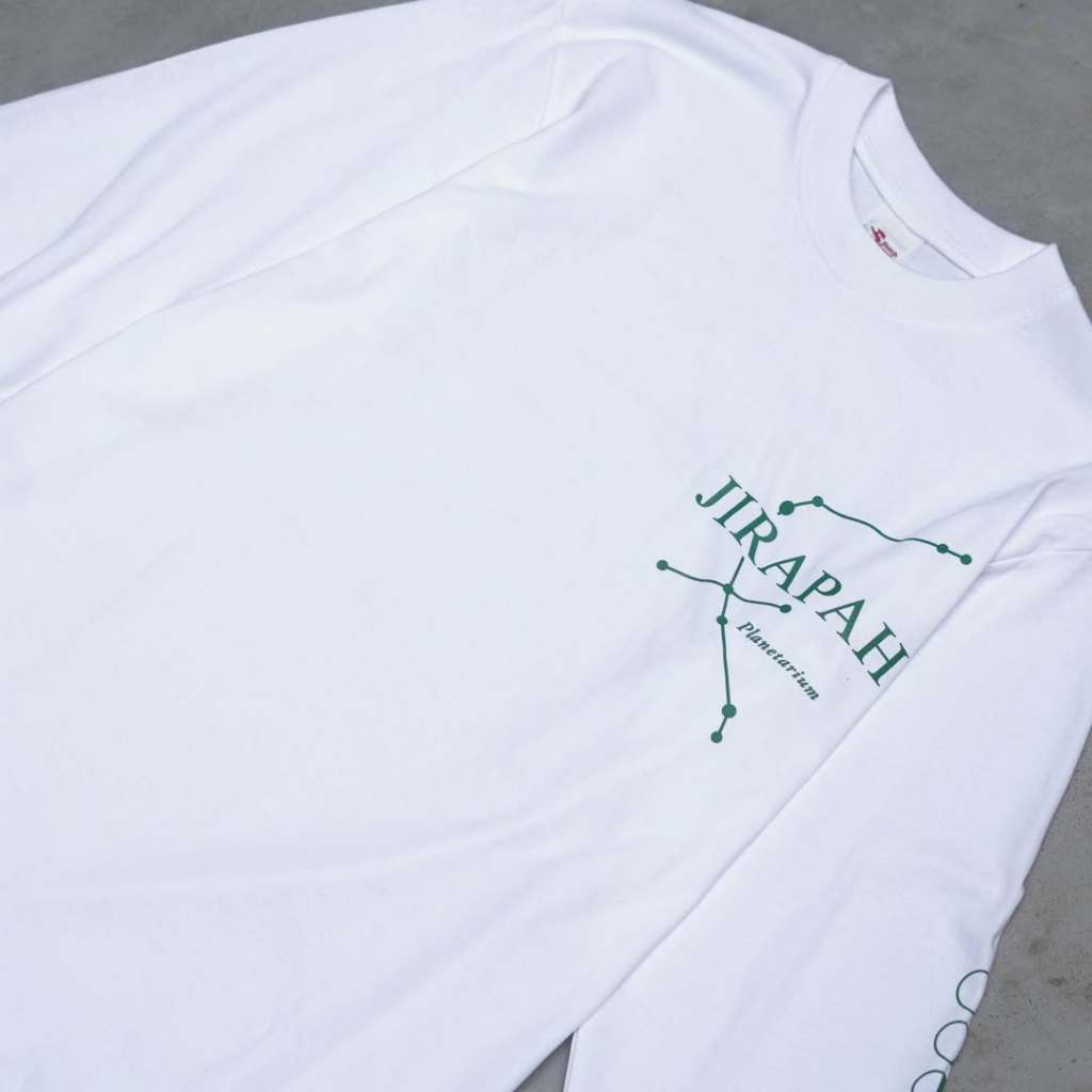 Longsleeve Jirapah - Planetarium White