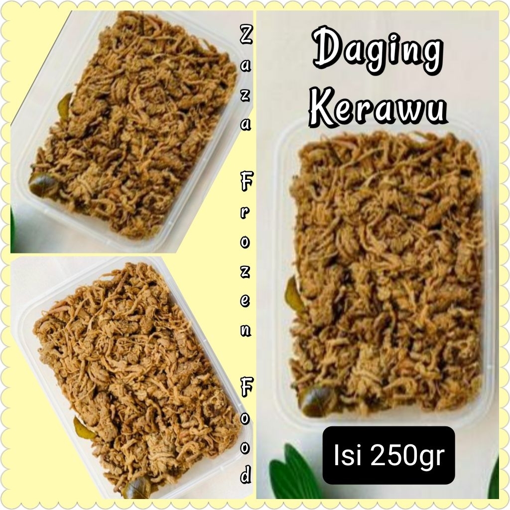 

Daging Kerawu Siap Saji Kemasan Frozen