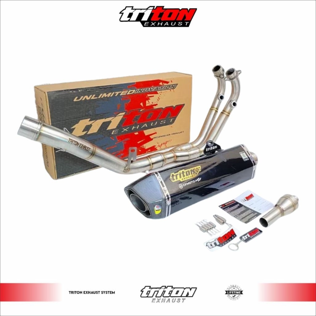 Knalpot Racing CFMOTO 450 MT, Morbidelli T252X Triton Exhaust type Neuro Series Full System
