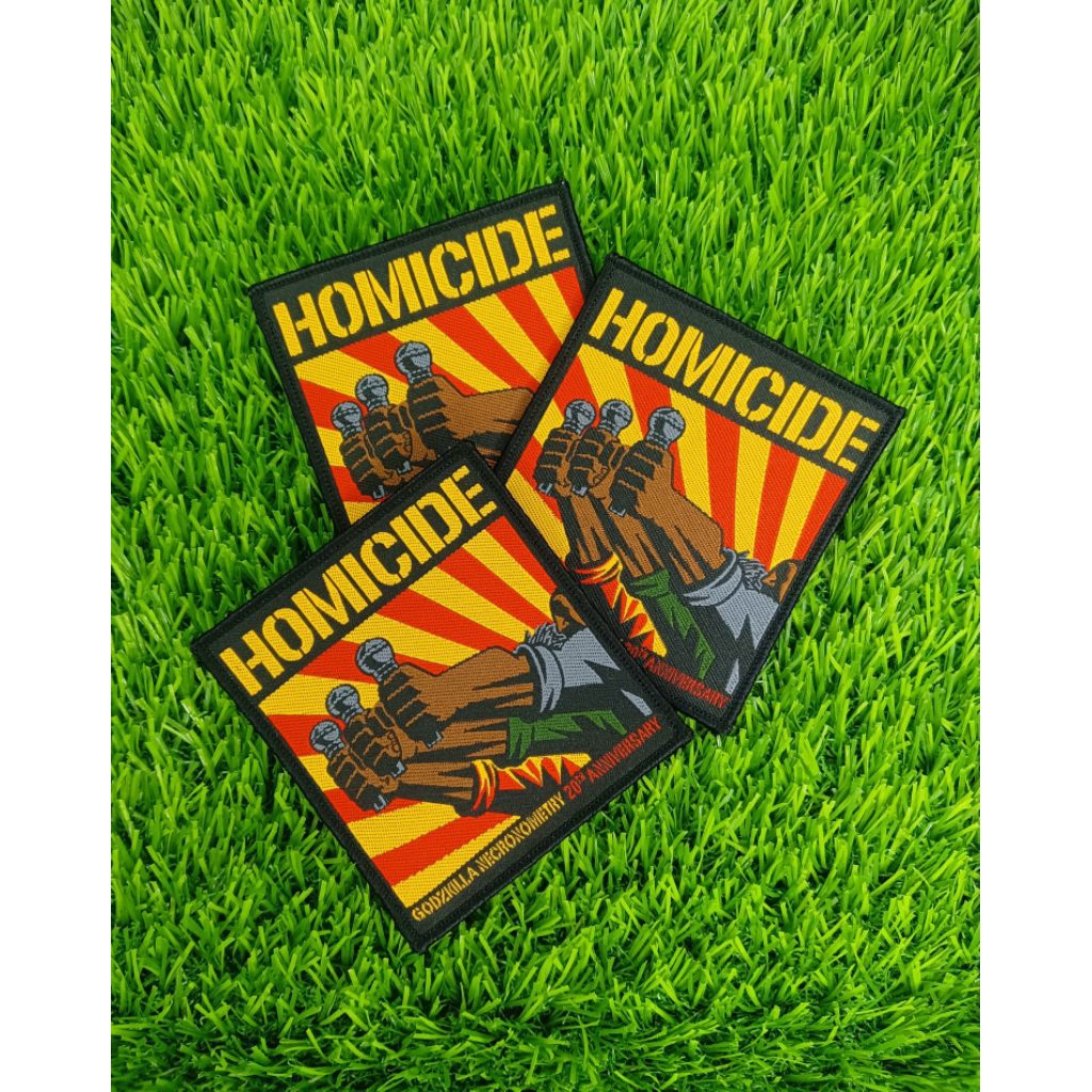 Woven patch Homicide - Godzkilla Necronometry