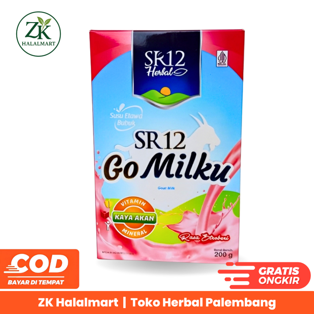 

SR12 Go Milku Susu Kambing Kaya Akan Manfaat Rasa Stroberi 200g