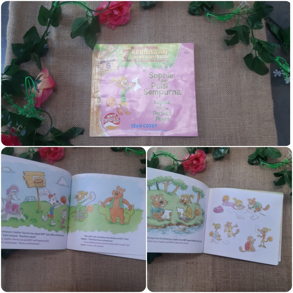 Shophie dan Puisi Sempurna 7 Kebiasaan Anah Bahagia buku anak bekas second preloved