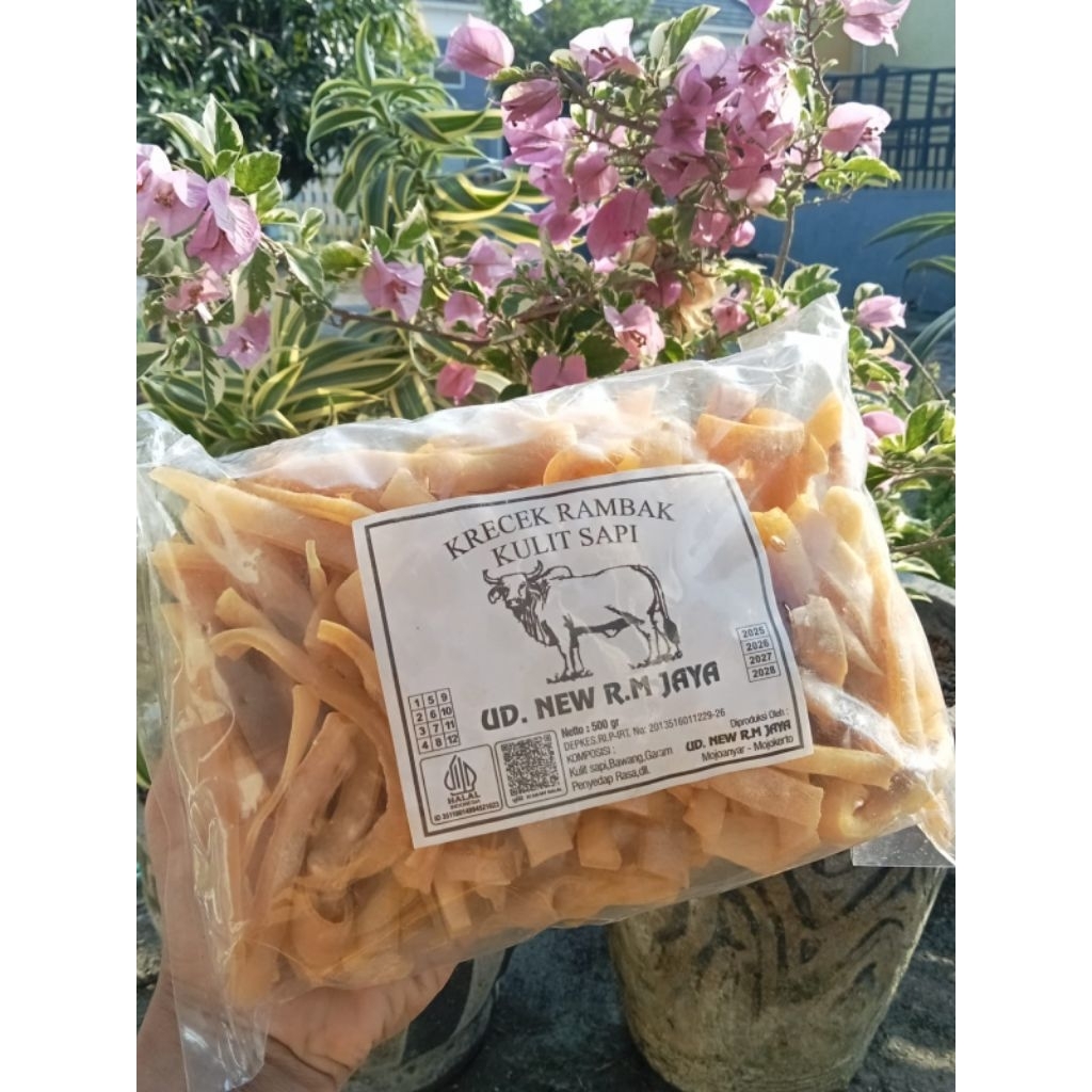 

Krupuk RAMBAK Bentuk Stik Lebar