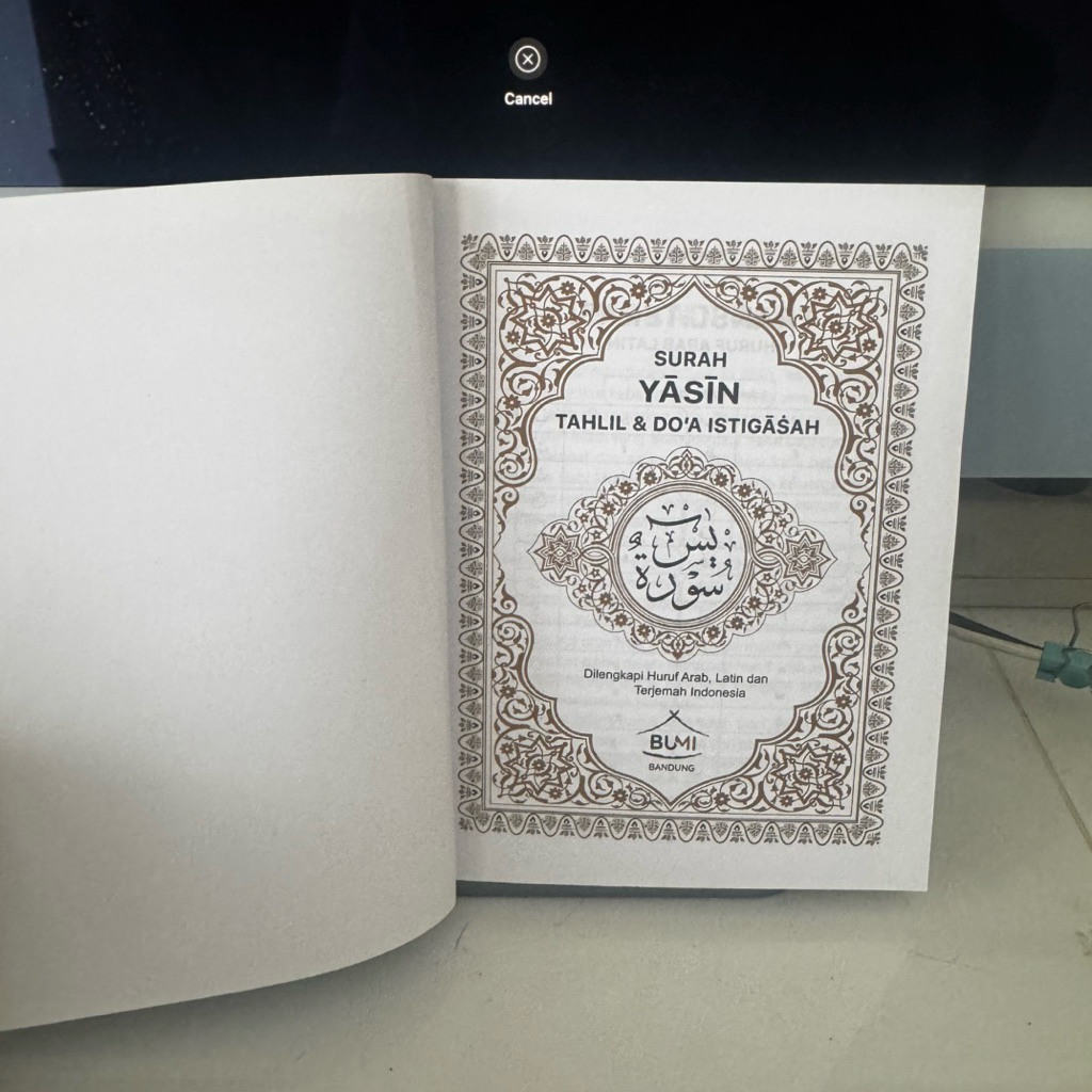 [224 HVS] Yasin dan Tahlil Premium | Buku Tanpa Cover | Sudah Potong Rapih