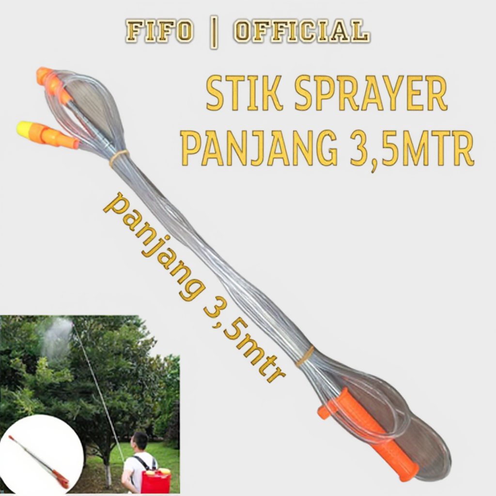 STIK SPRAYER PANJANG 3,5METER/ STIK TELESKOPIK PANJANG 3,5METER/ STIK SPRAYER ELEKTRIK PANJANG 4,5M