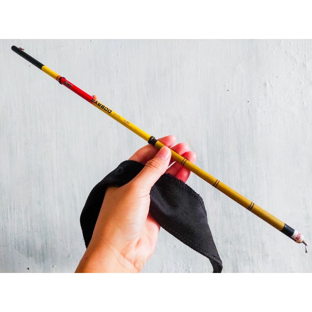 Tegek microfishing jigmen bamboo 210cm lentur wader tegek joran tanago bukan ispull yehang rawit min