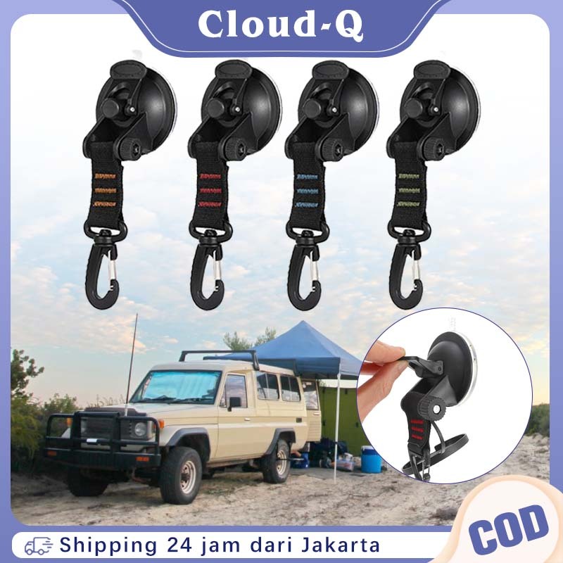 Aksesoris Tenda Camping / Pengait Tenda Flysheet Campervan / Suction Cup Multifungsi Camping Tenda
