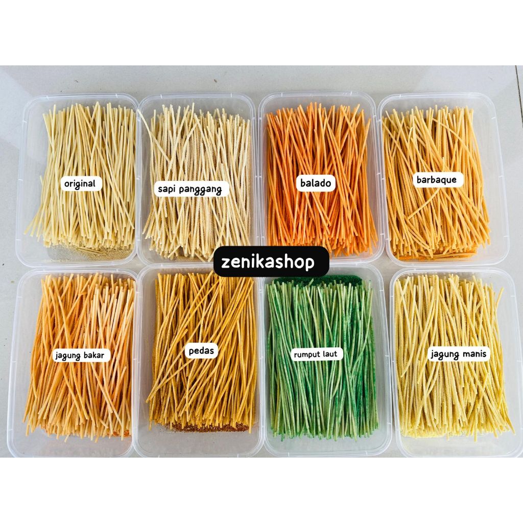

mie lidi kemasan box 500ml aneka rasa ready varian rasa pedas/original/keju balado/barbaque/sapi panggang/rumput laut/jagung bakar/jagung manis free packing kardus