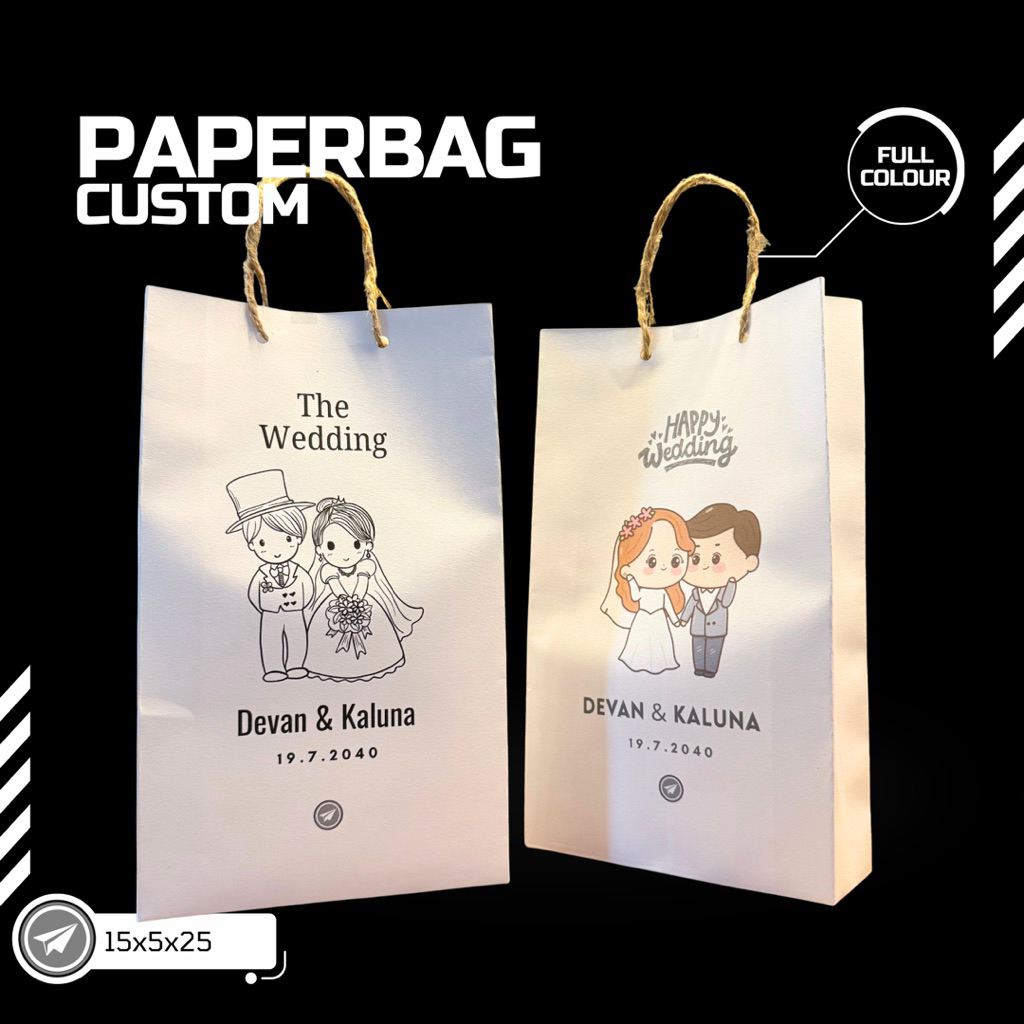 

CV. Berkah Kertas Jaya | Tas Kertas Dengan Desain Modern Minimalis Bisa REQUEST Gambar Fullcolour