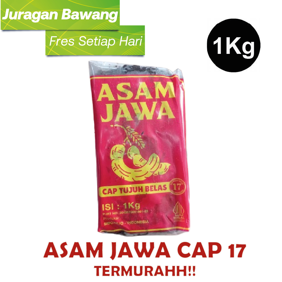 

ASAM JAWA CAP 17 1KG MURAH!!