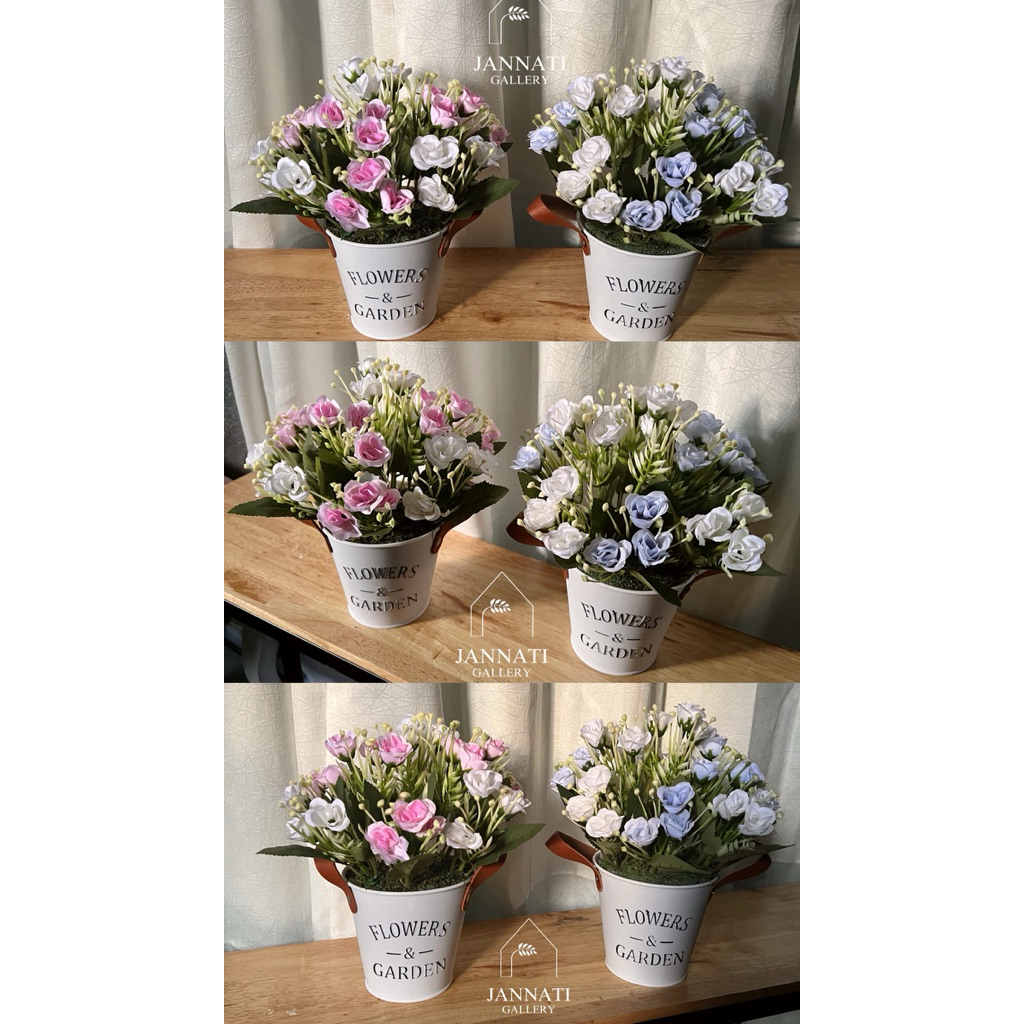 Bunga hiasan ruang tamu, bunga hias plastik, hiasan ruang tamu aesthetic