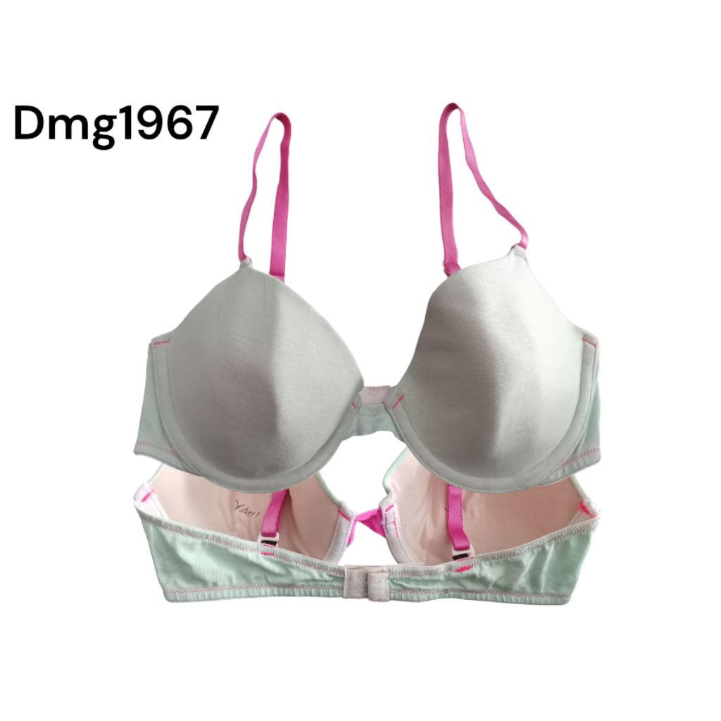 #G Dmg1967 bra branded bra berbusa berkawat bra Rijeck noda size 34B