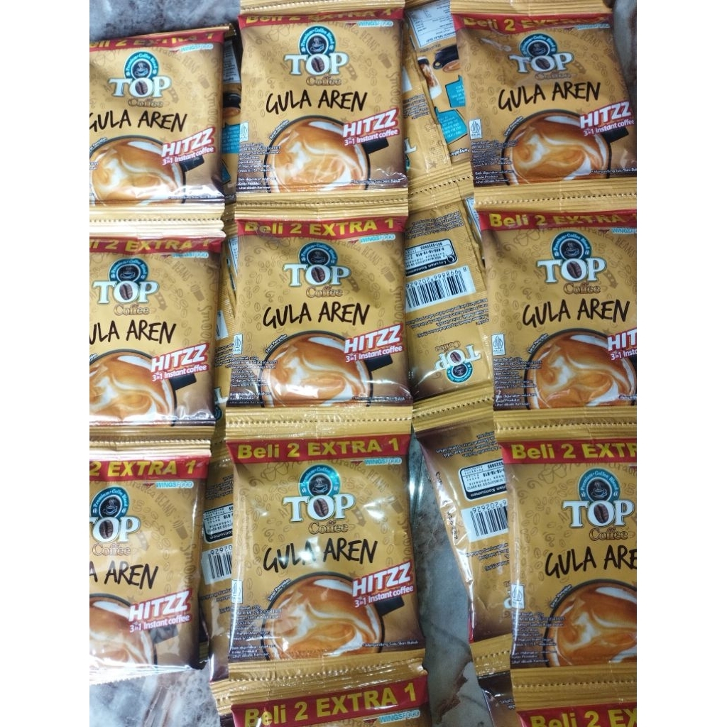 

TOP Coffee Gula Aren 15 Sachet-Coffee-Kopi Instan