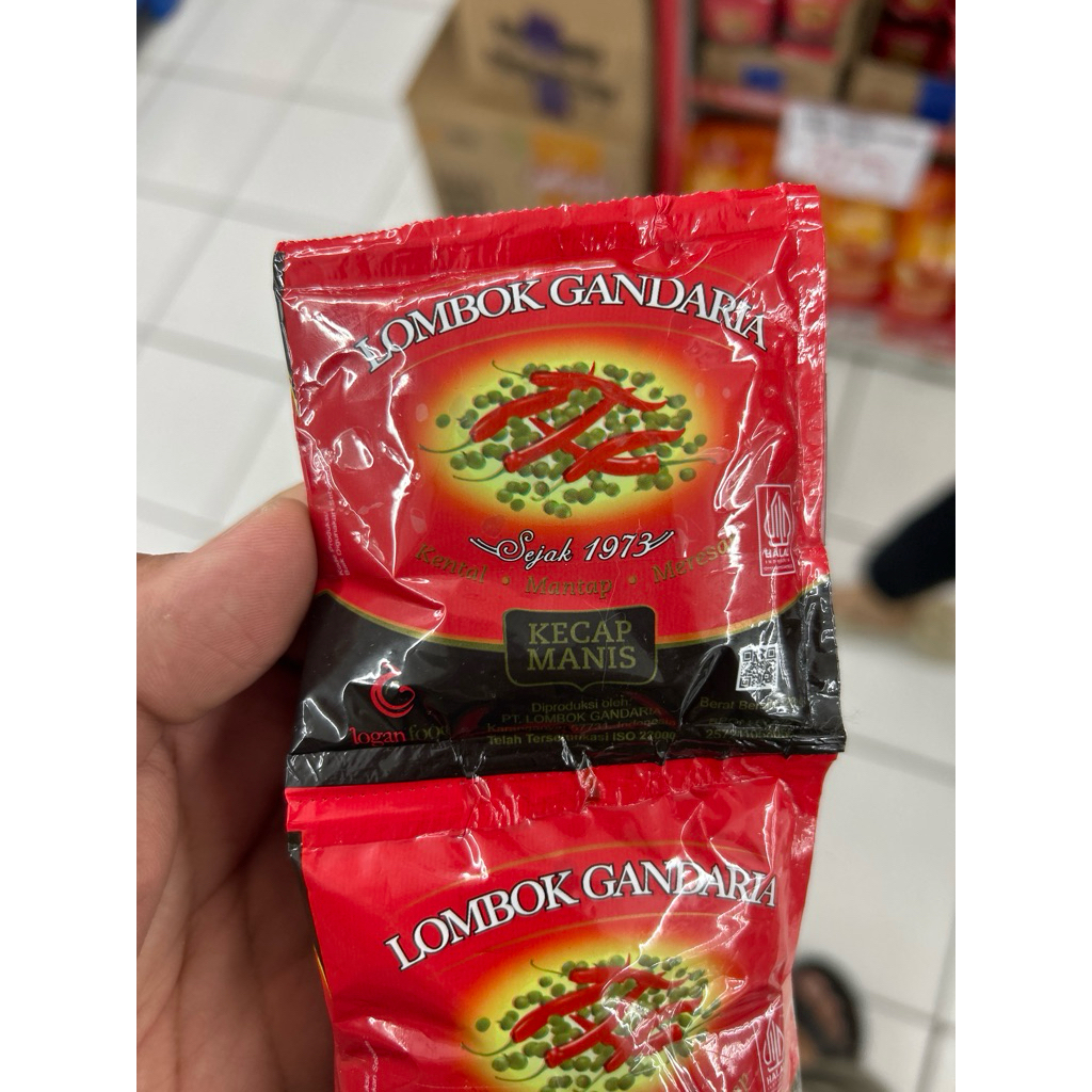 

Kecap Manis Lombok Gandaria 23gr renteng