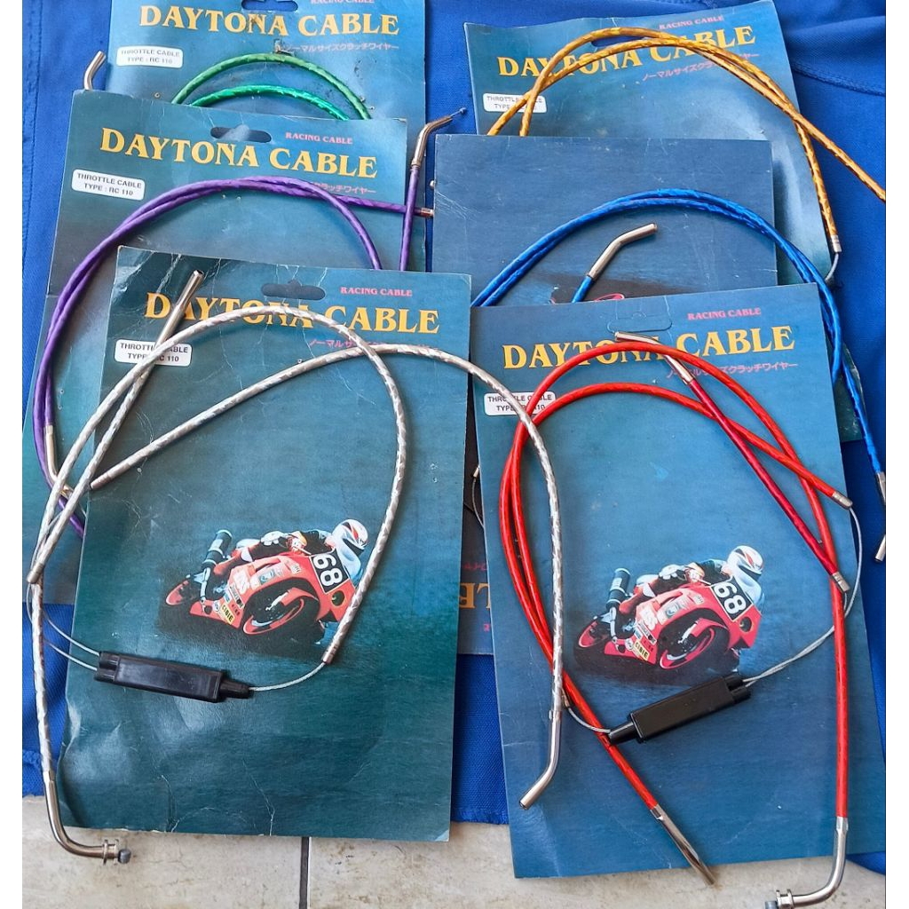 kabel tali kawat gas daytona cable variasi Suzuki rc 110  Rc 100 Rc 80 bravo rc80 crystal tornado