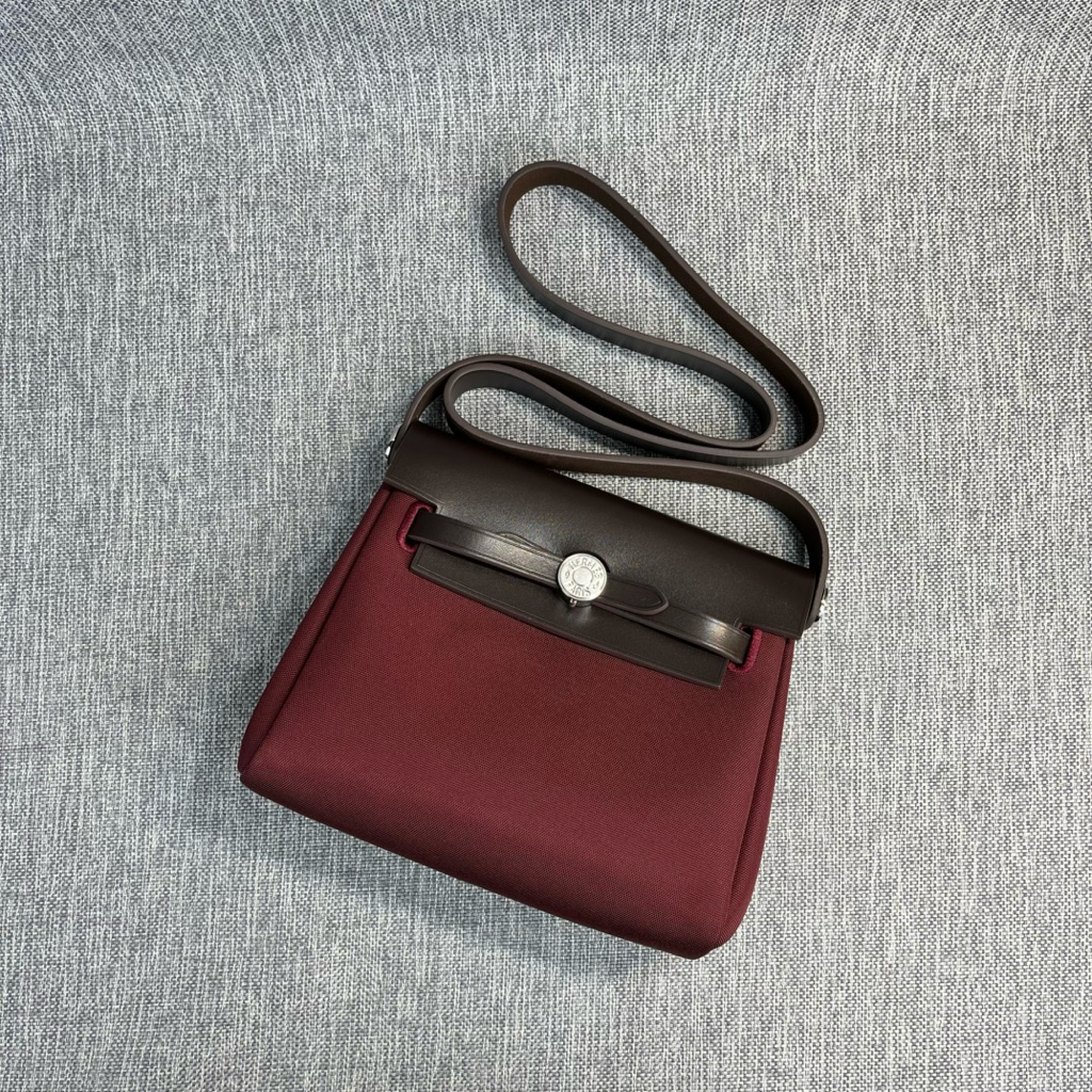mini herbag maroon